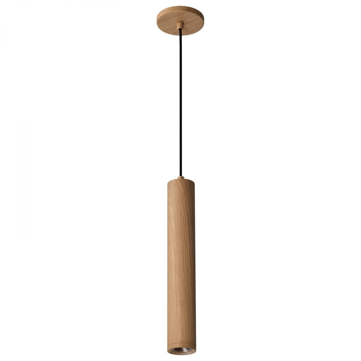 Century 16" LED Pendant Light, Ash Wood Finish - Bees Lighting