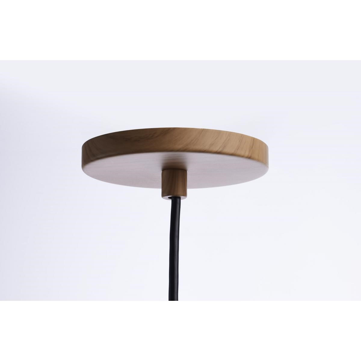 Century 16" LED Pendant Light, Ash Wood Finish - Bees Lighting