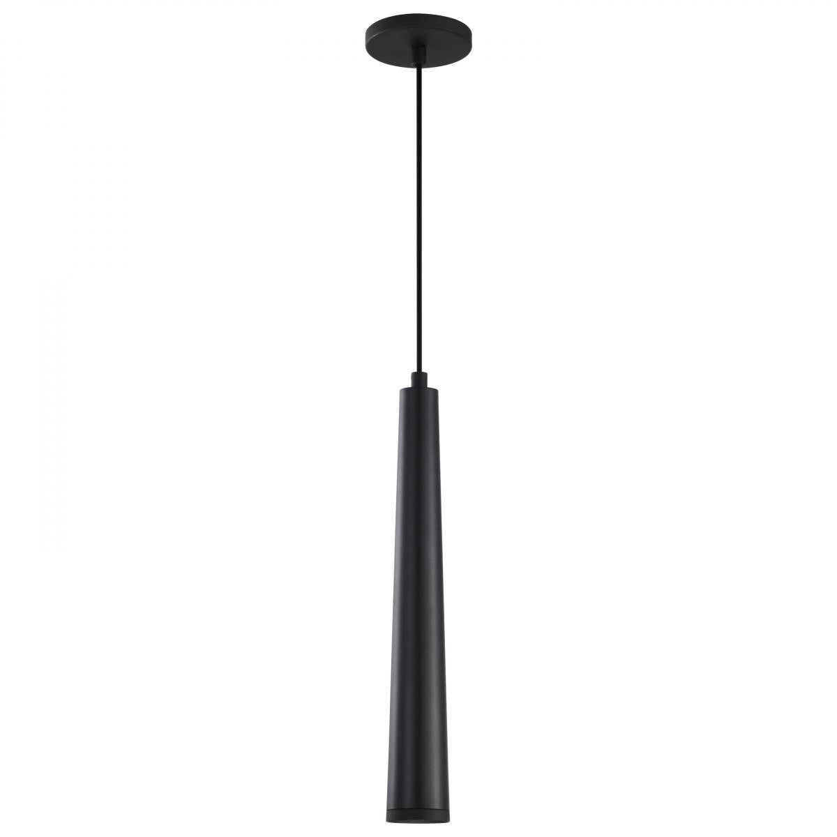 Melrose 16" LED Pendant Light, Matte Black Finish