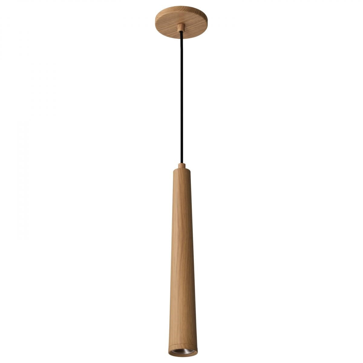 Melrose 16" LED Pendant Light, Ash Wood Finish - Bees Lighting