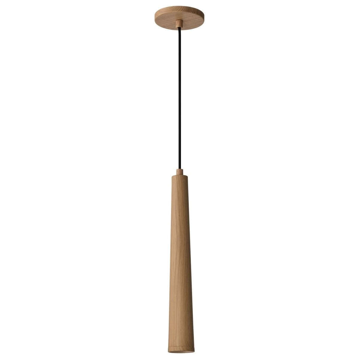 Melrose 16" LED Pendant Light, Ash Wood Finish - Bees Lighting