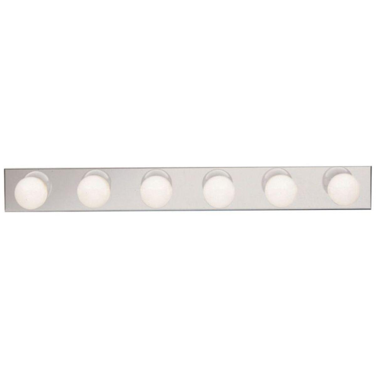 36 In. 6 Lights Vanity Light Chrome Finish - Bees Lighting