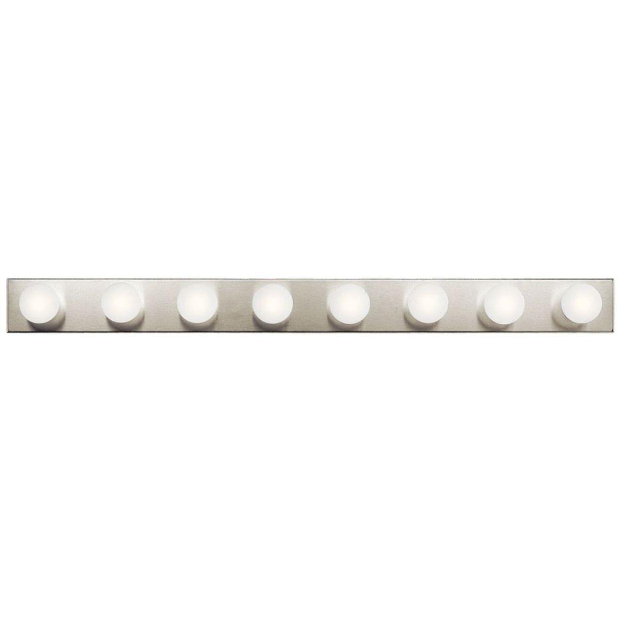 48 In. 8 Lights Vanity Light Nickel Finish - Bees Lighting