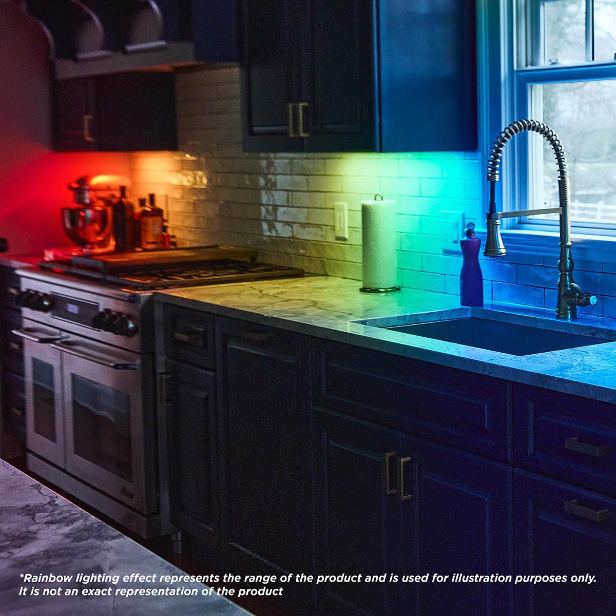 Color changing led on sale under cabinet lighting