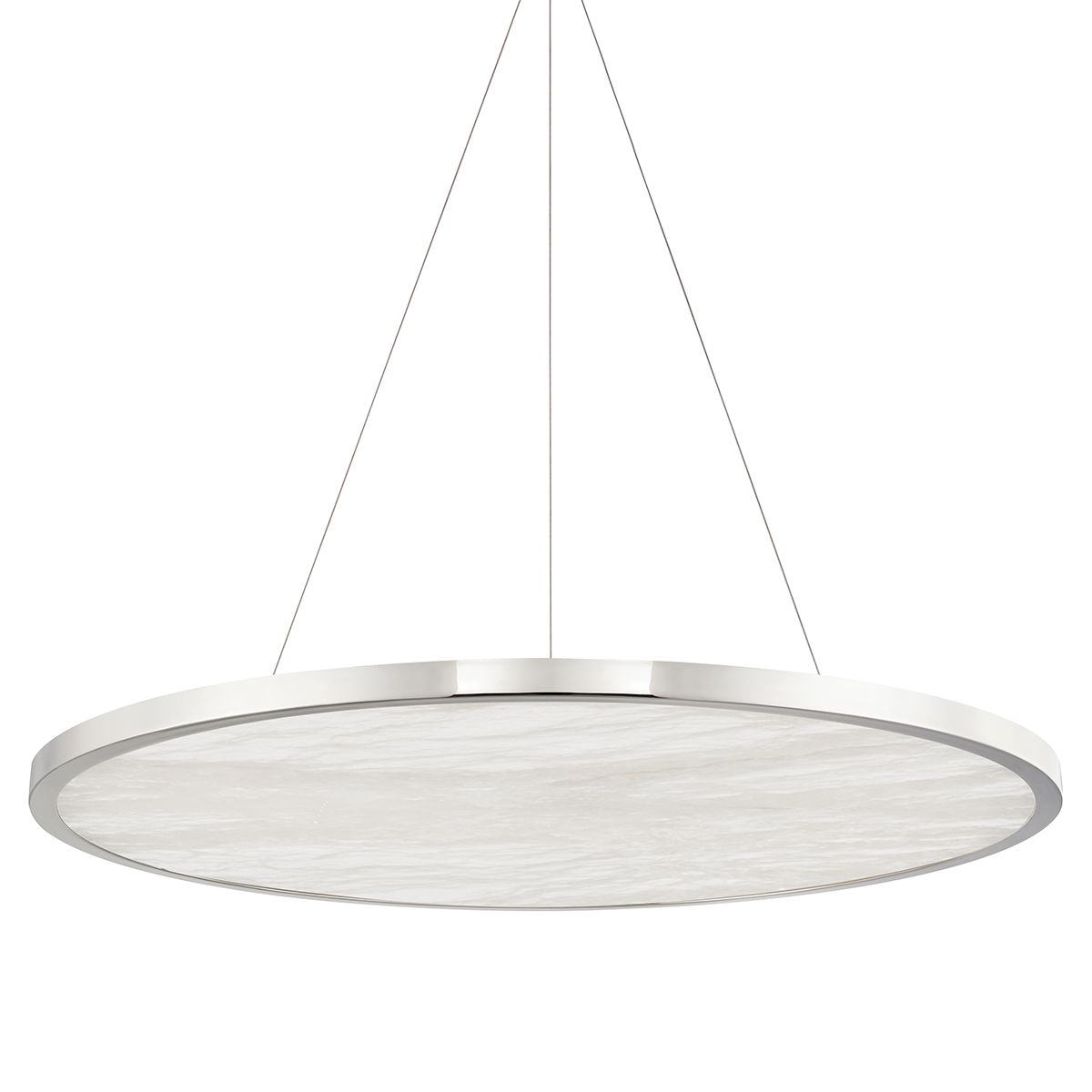 Eastport 36 in. LED Pendant Light Polished Nickel finish - Bees Lighting