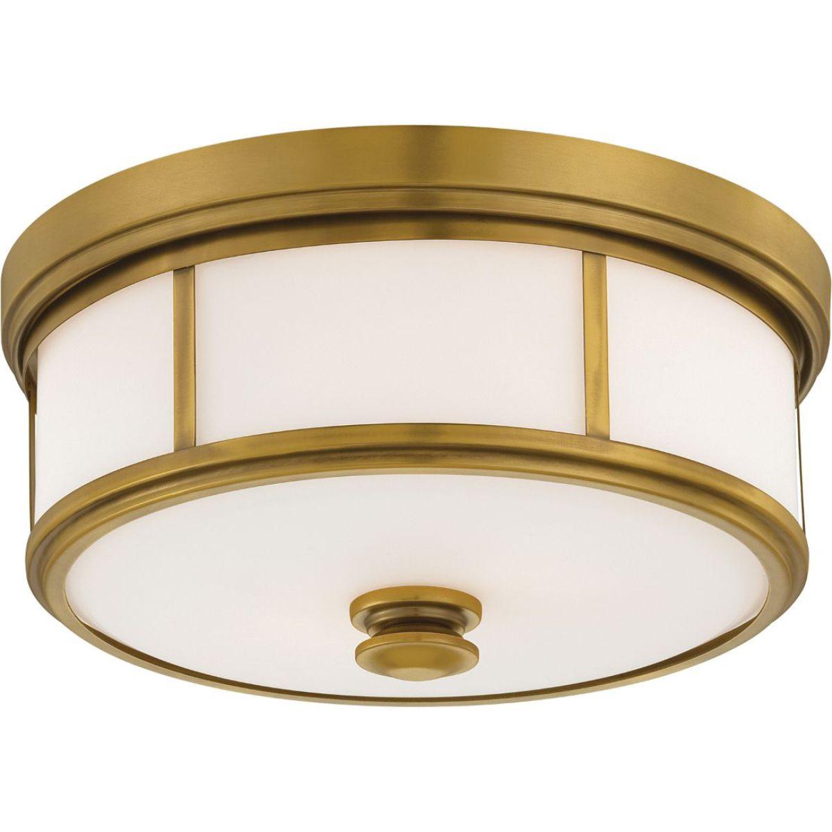 16 in. 3 Lights Flush Mount Light Gold finish - Bees Lighting