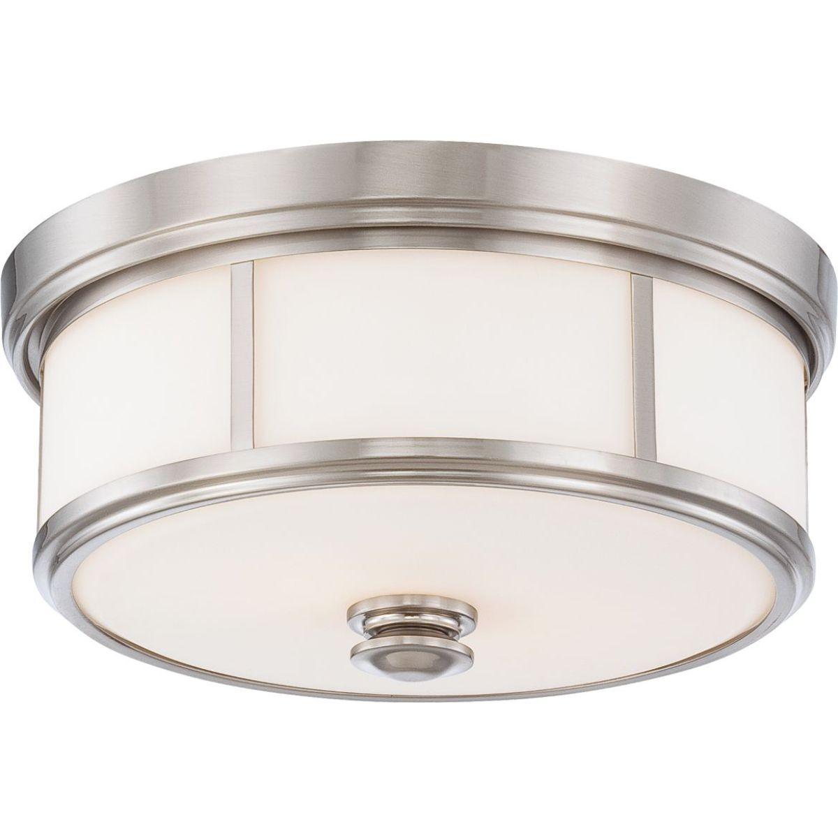 16 in. 3 Lights Flush Mount Light Brushed Nickel finish - Bees Lighting