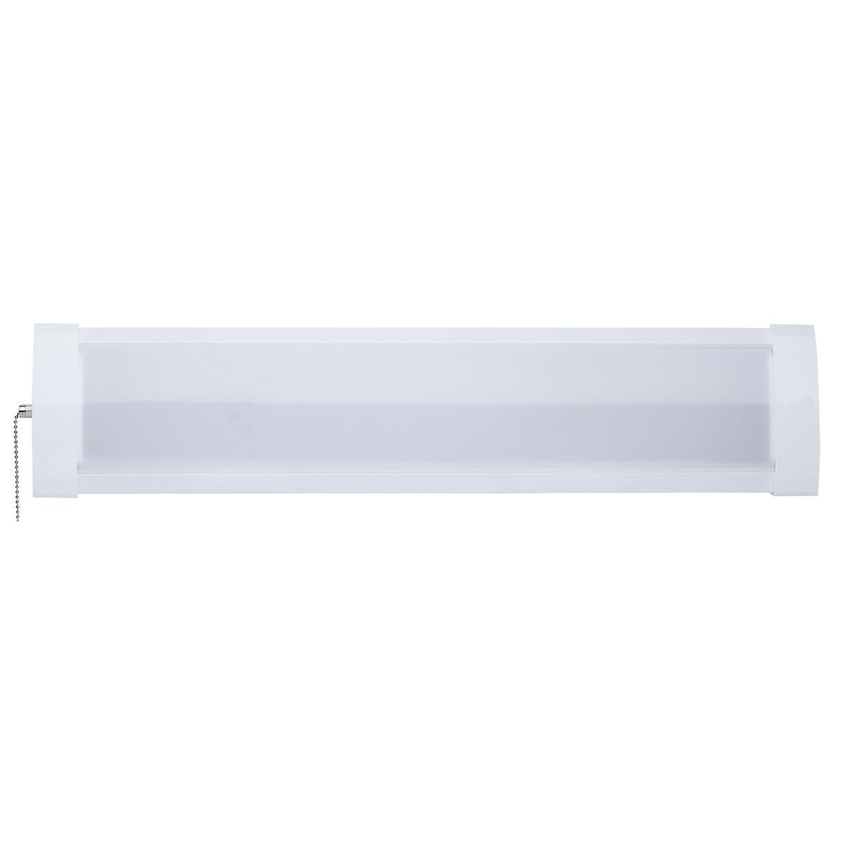 2ft LED Ceiling Wrap with Pull Chain, 20 Watts, 1650 Lumens, Selectable CCT, White Finish, 120 Volt