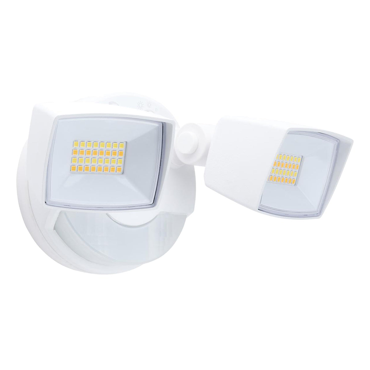 SATCO|NUVO Dual Head LED Security Flood Light, CCT Selectable, Variable Wattage - Bees Lighting