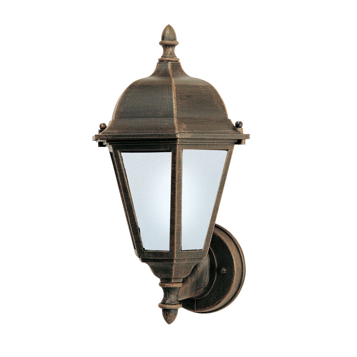 Westlake LED E26 15 in. upwardLED Outdoor Wall Light 455 Lumens 3000K Bronze Finish - Bees Lighting