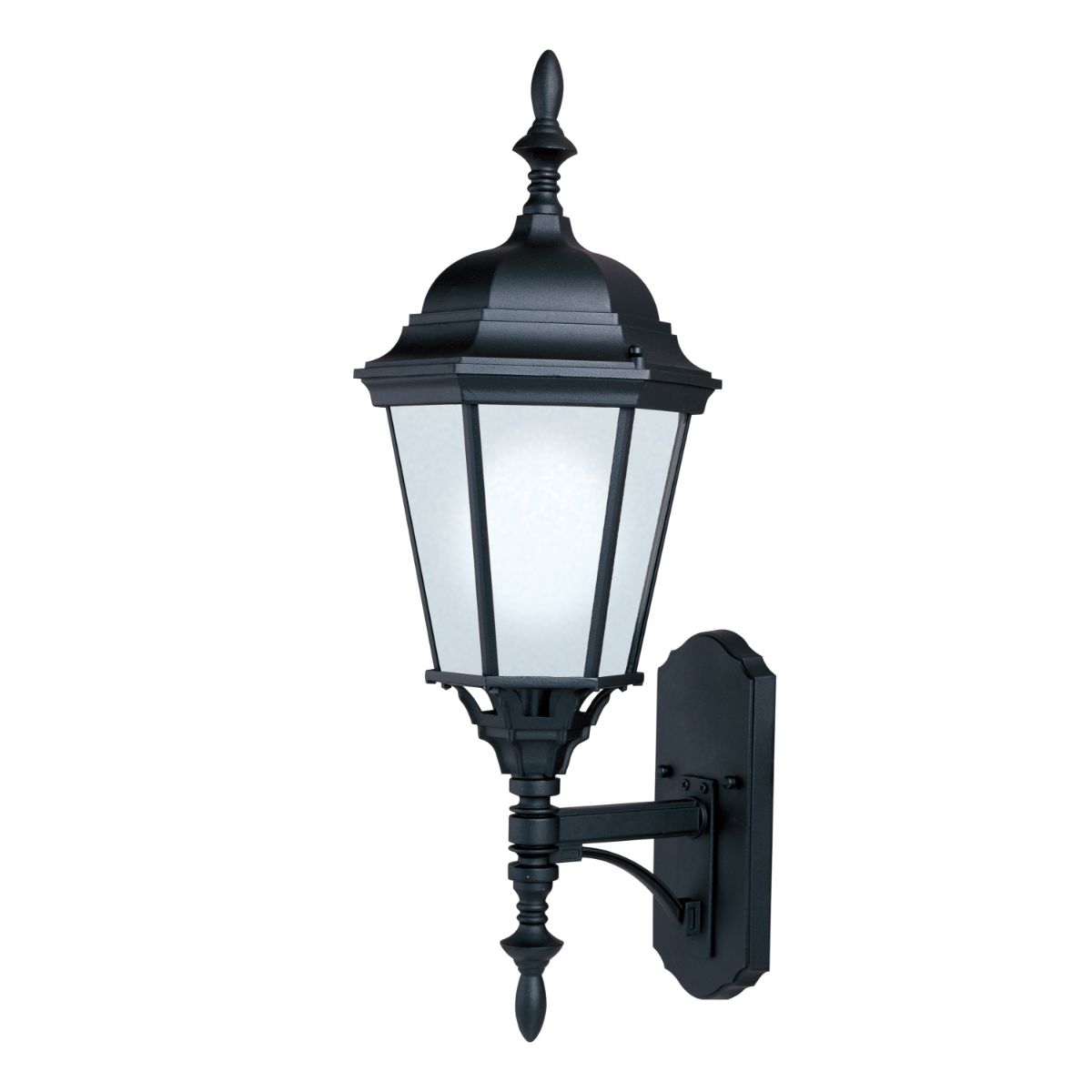 Westlake LED E26 24 in. LED Outdoor Wall Light 455 Lumens 3000K Black Finish - Bees Lighting