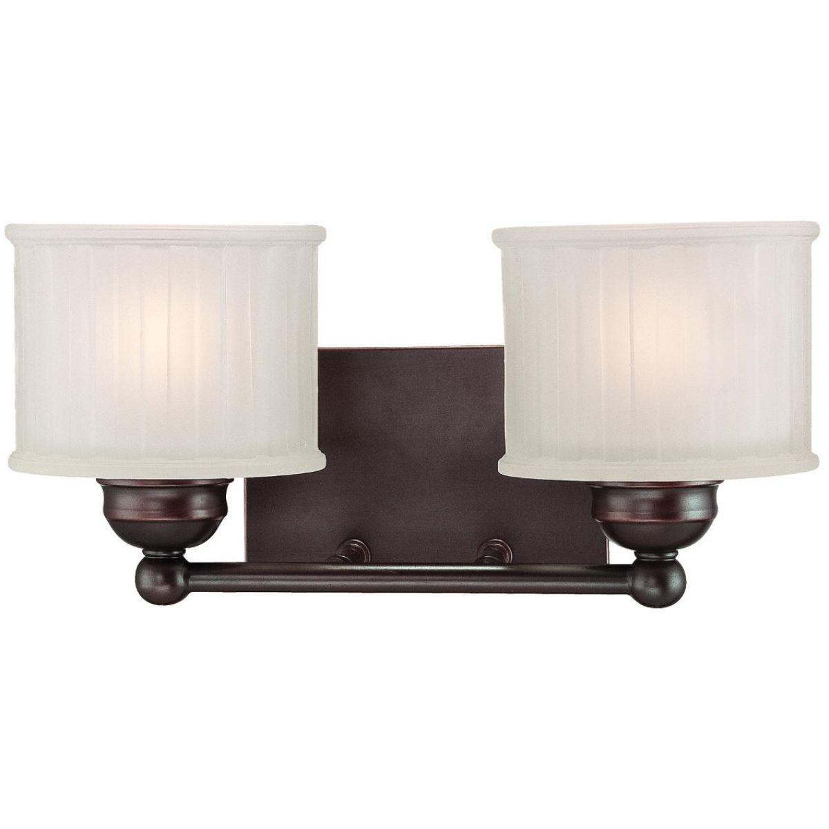 173 Series 15 in. 2 Lights Vanity Light Bronze finish - Bees Lighting