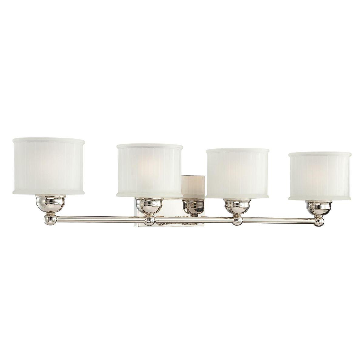 173 Series 33 in. 4 Lights Vanity Light Polished Nickel finish - Bees Lighting