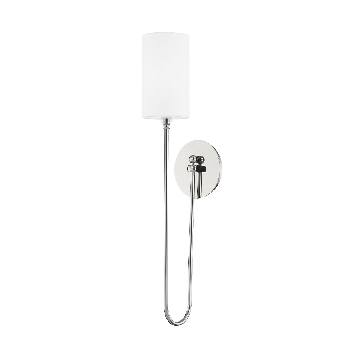 Harlem 24 in. Armed Sconce Polished Nickel finish