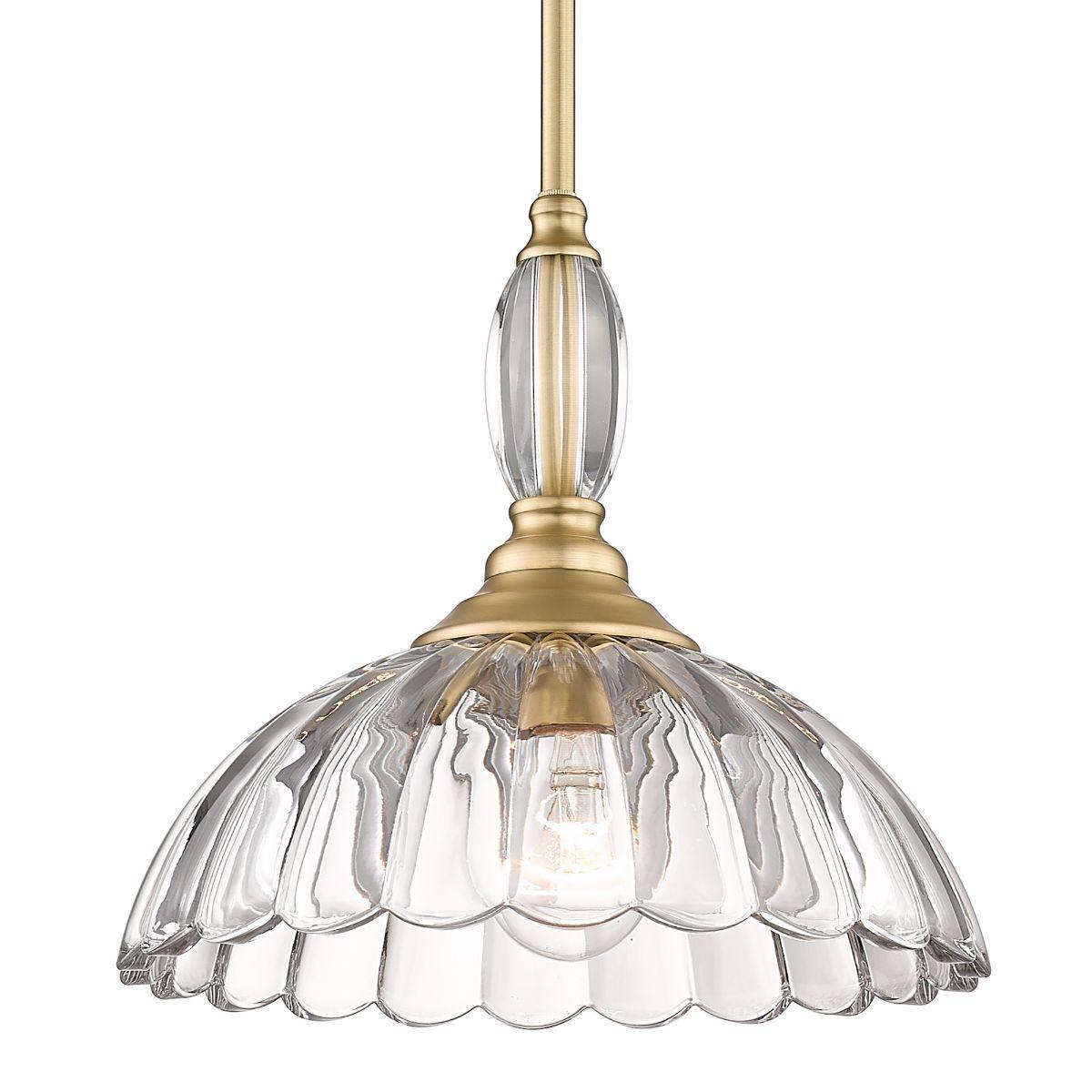 Audra 12 in. Pendant Light Brushed Champagne Bronze Finish - Bees Lighting