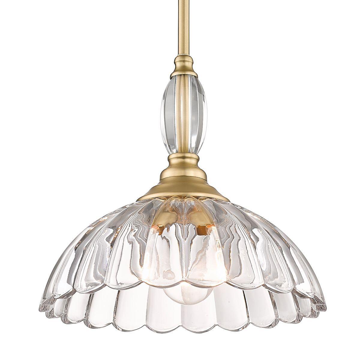 Audra 12 in. Pendant Light Brushed Champagne Bronze Finish - Bees Lighting