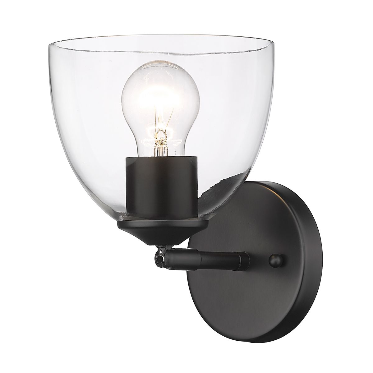 Roxie 8 in. Wall Sconce Matte Black Finish