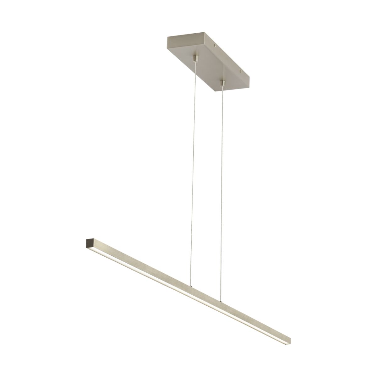 Essence 50 in. LED Pendant Light Nickel Finish - Bees Lighting