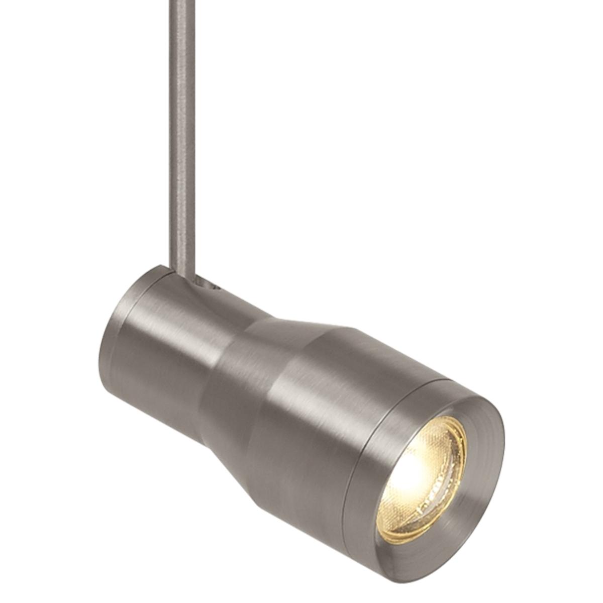 5 In. Stem Ace LED Monorail Head 9W 2700K 519 Lumens Satin Nickel finish - Bees Lighting