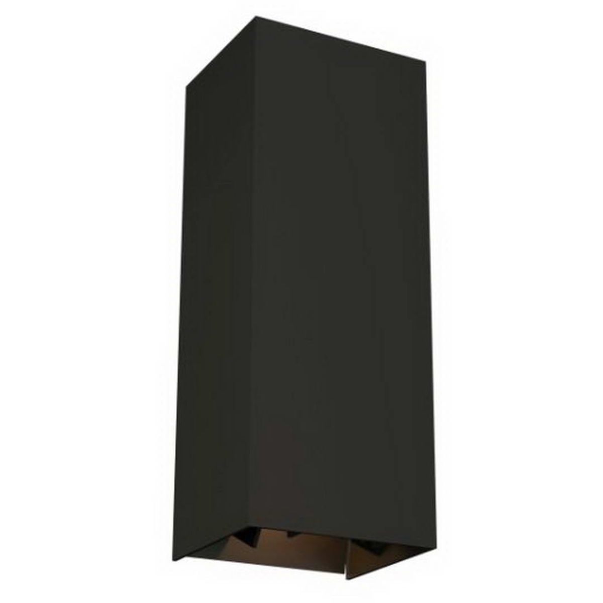 Vex 12 In. LED Outdoor Wall Sconce 557 Lumens 3000K Black Finish - Bees Lighting