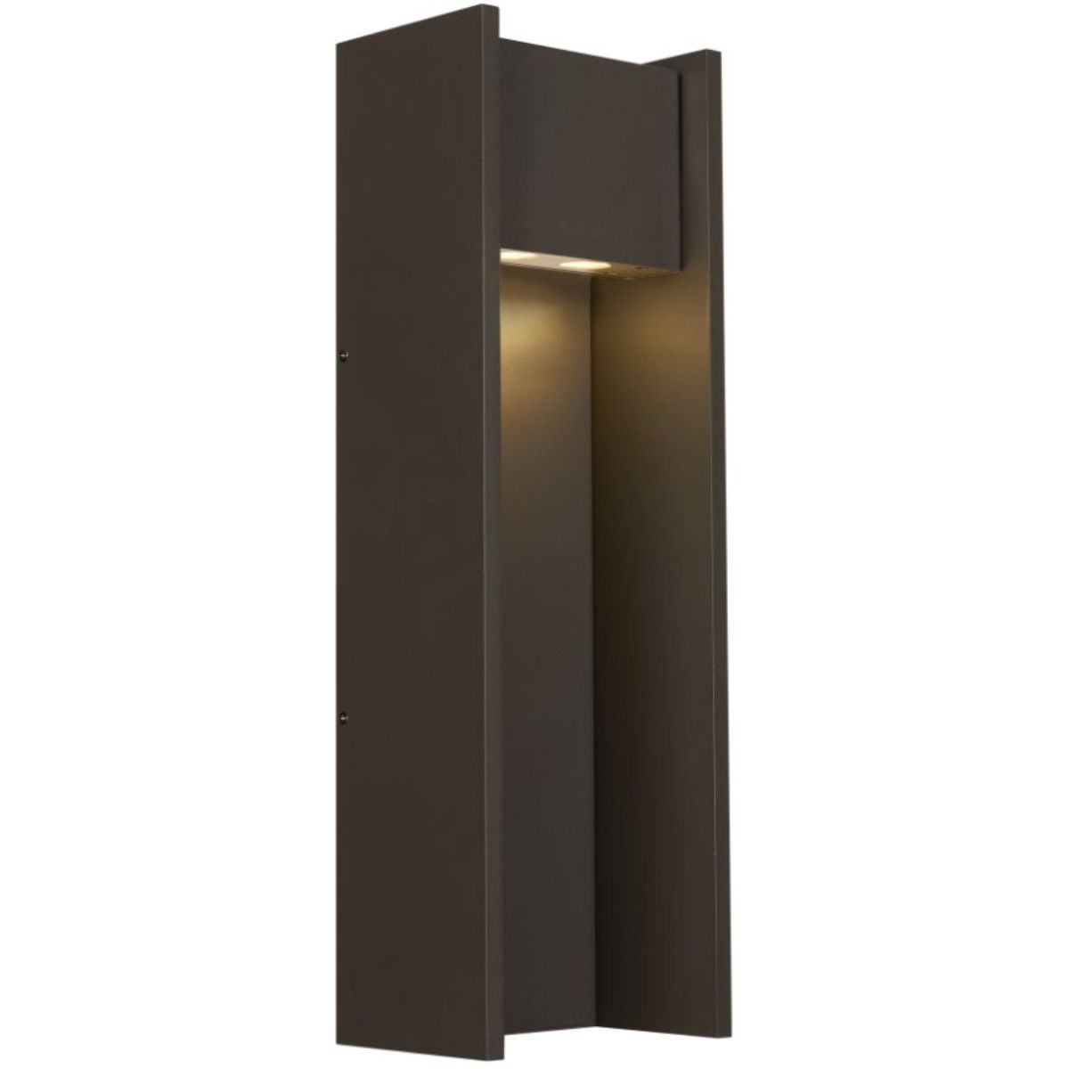 Zur 24 In. LED Outdoor Wall Sconce 2700K bronze Finish - Bees Lighting