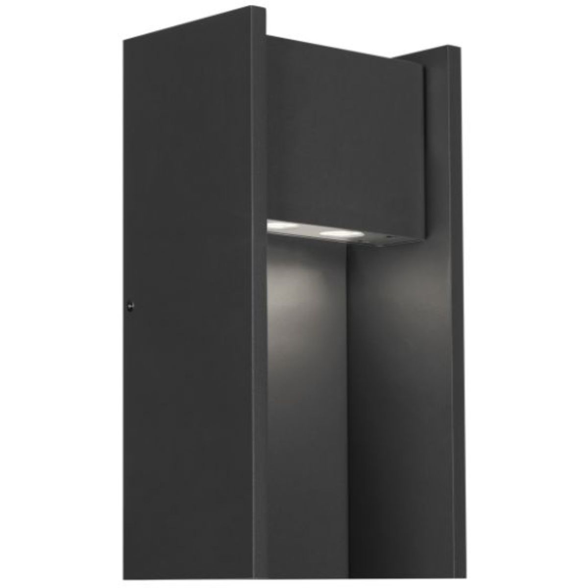 Zur 18 In. LED Outdoor Wall Sconce 4000K Black Finish - Bees Lighting