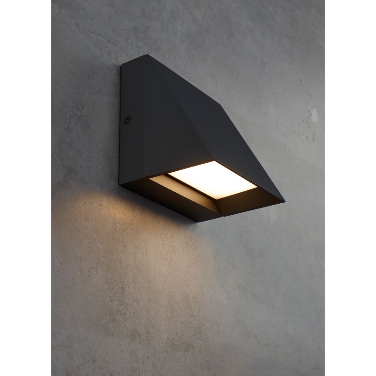 Pitch 5 In. LED Outdoor Wall Sconce 120V 2700K Black Finish - Bees Lighting