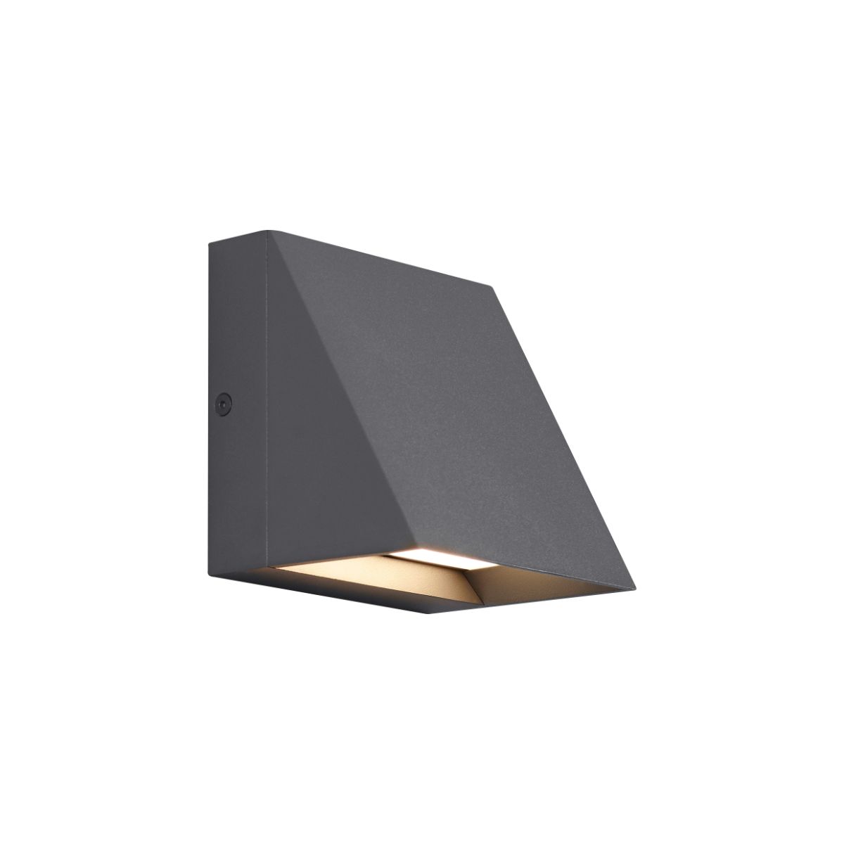 Pitch 5 In. LED Outdoor Wall Sconce 120V 2700K Charcoal Finish - Bees Lighting