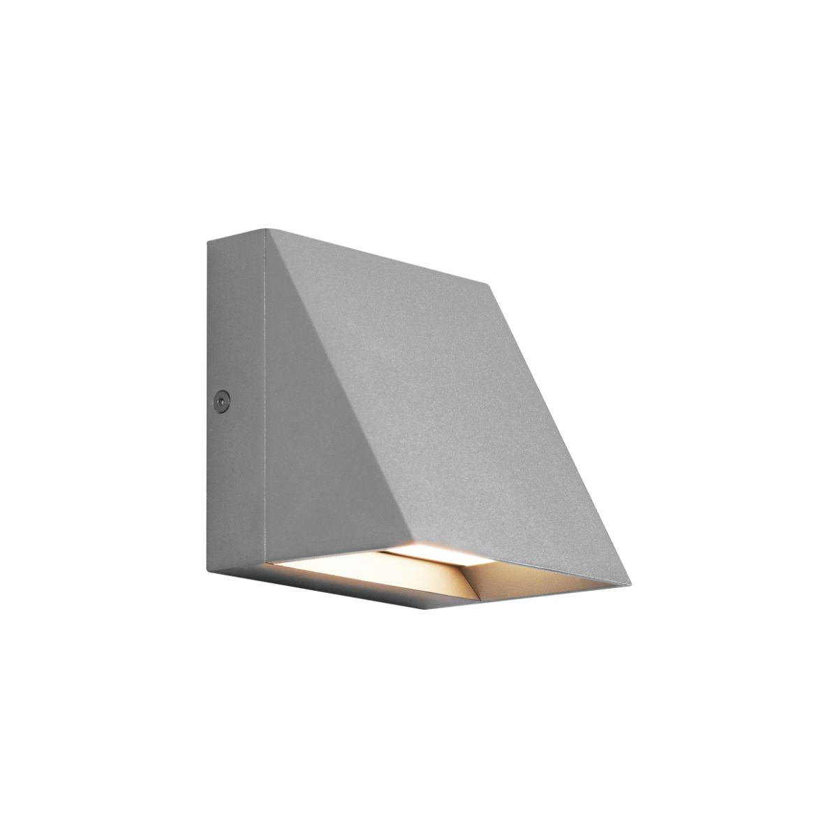 Pitch 5 In. LED Outdoor Wall Sconce 120V 2700K Silver Finish - Bees Lighting