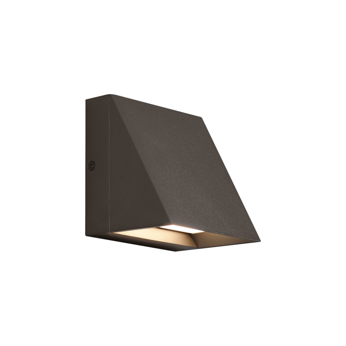 Pitch 5 In. LED Outdoor Wall Sconce 120V 2700K Bronze Finish - Bees Lighting