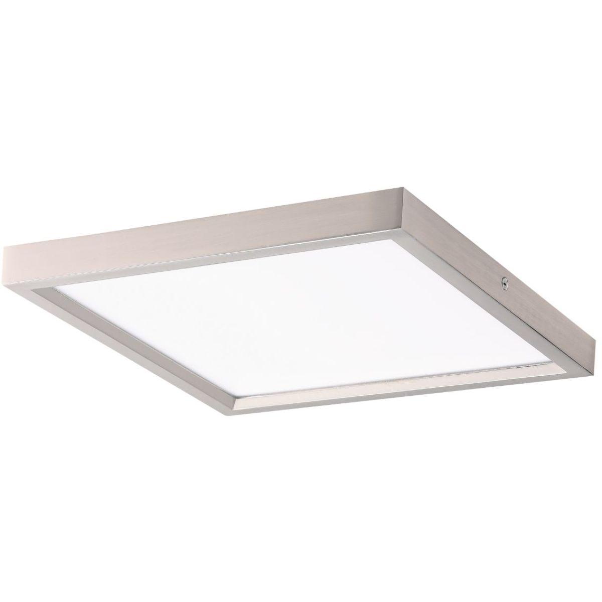 8 in. LED Flush Mount Light Nickel finish - Bees Lighting