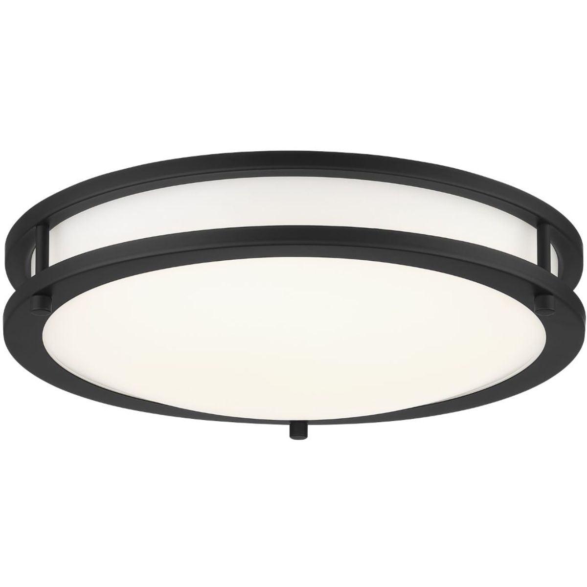 14 in. LED Flush Mount Light Black finish - Bees Lighting