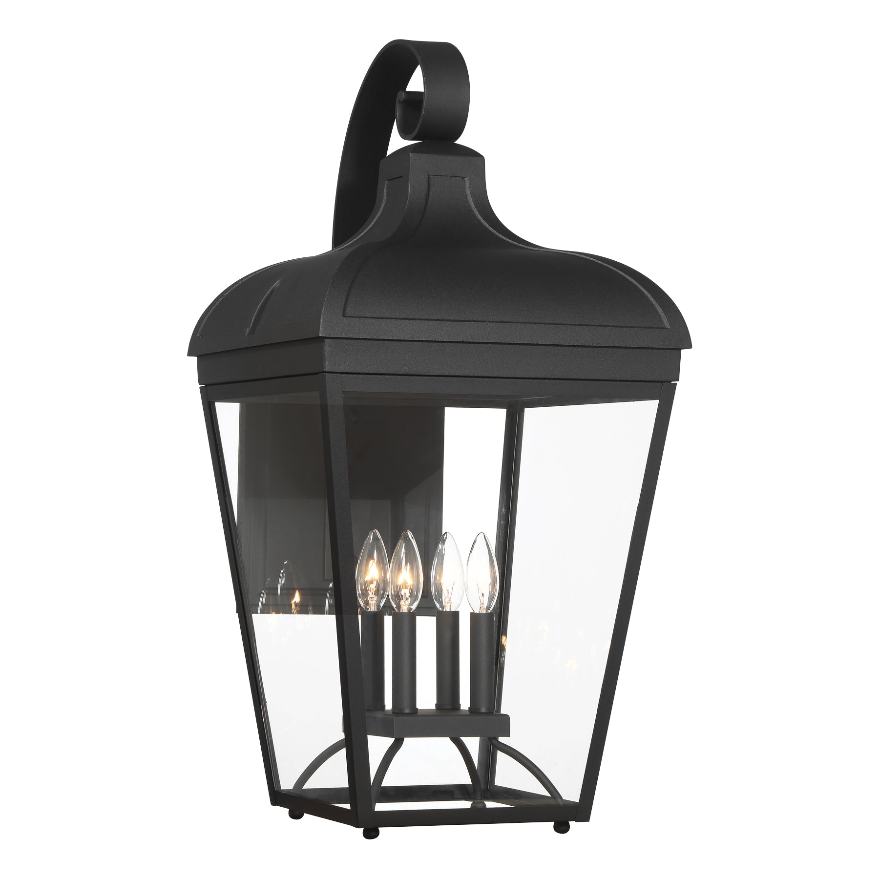 Marquee 29" 4 Lights Outdoor Wall Sconce Black Finish - Bees Lighting