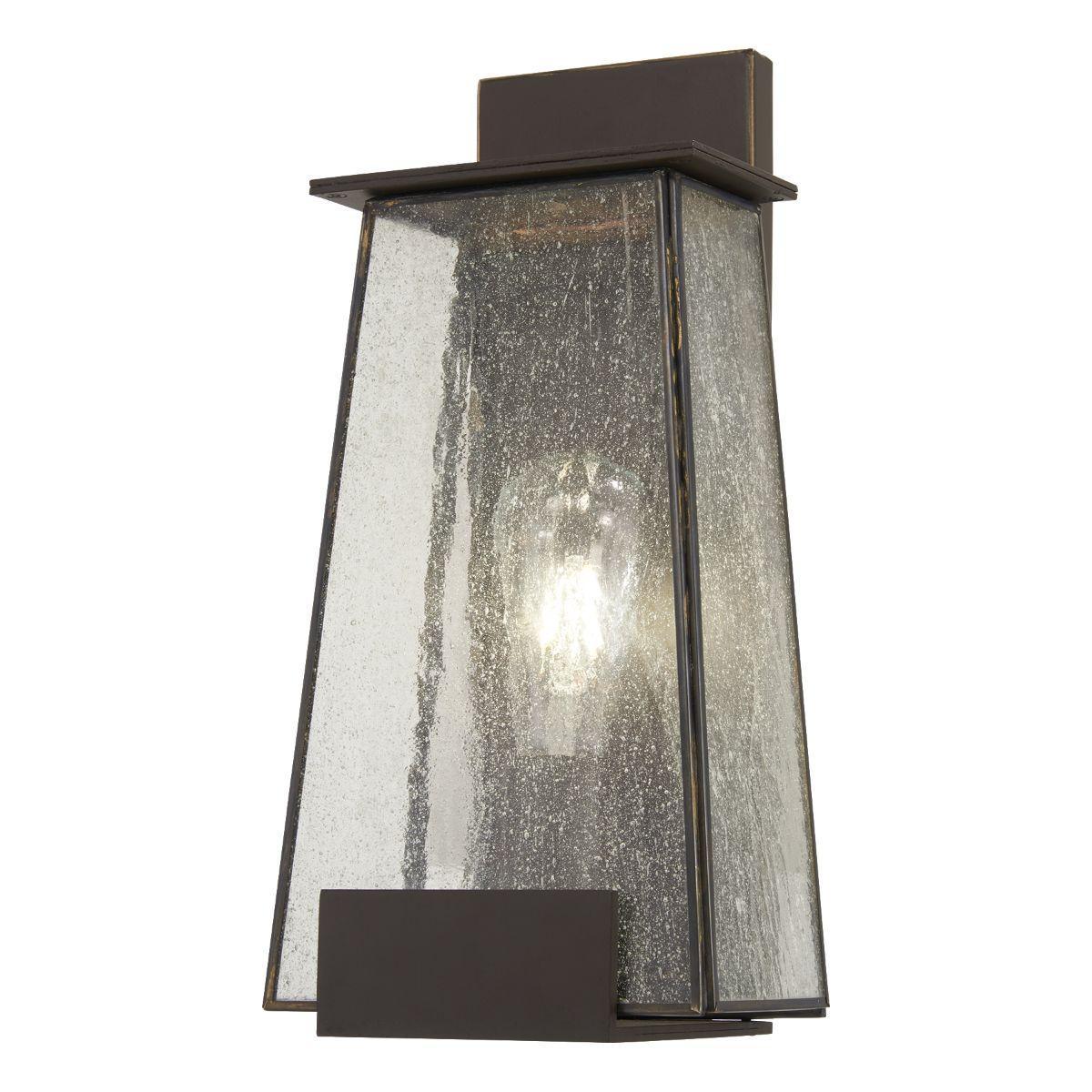 Bistro Dawn 14 in. Outdoor Wall Lantern Bronze Finish - Bees Lighting