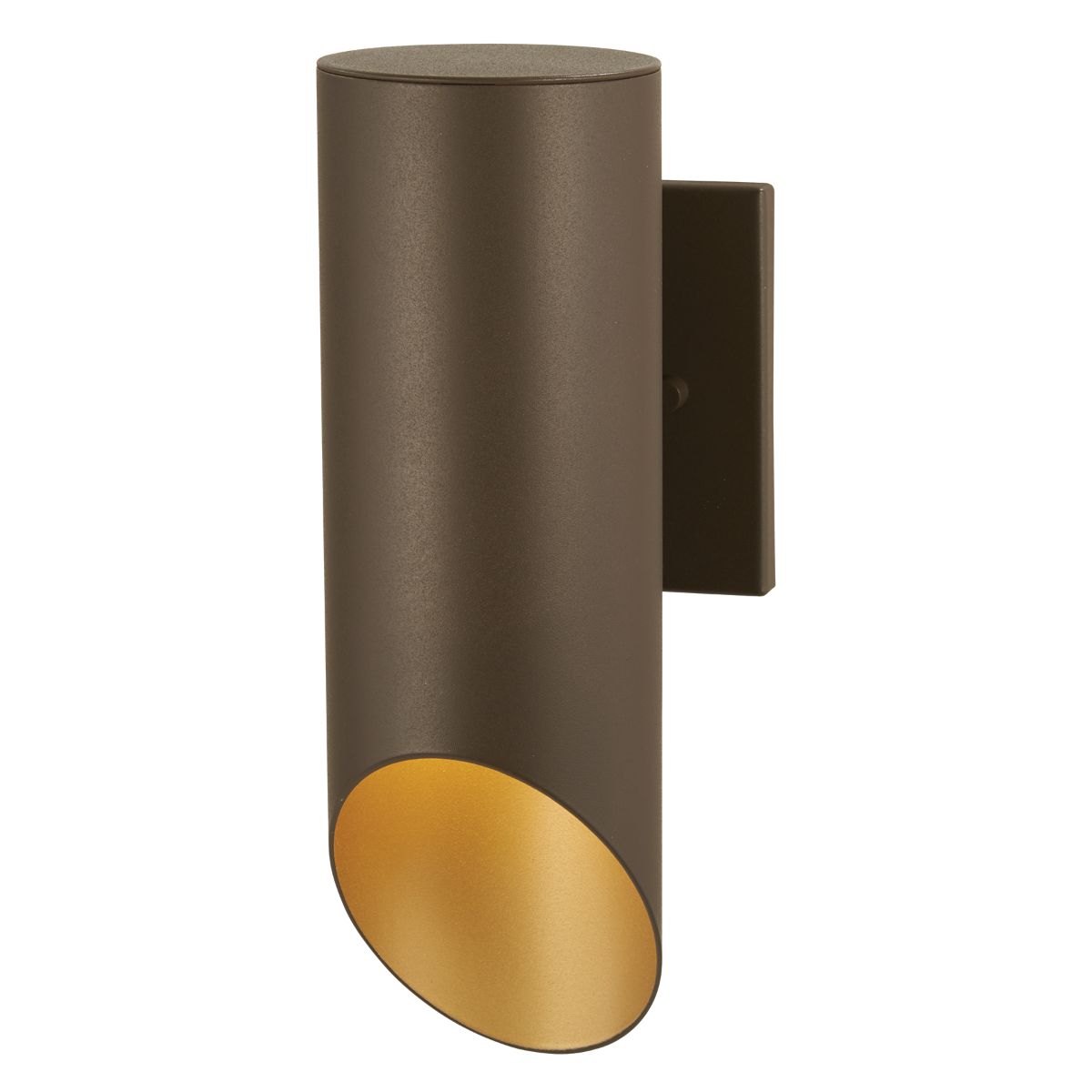 Pineview Slope 13 in. Outdoor Wall Sconce Bronze & Gold Finish - Bees Lighting