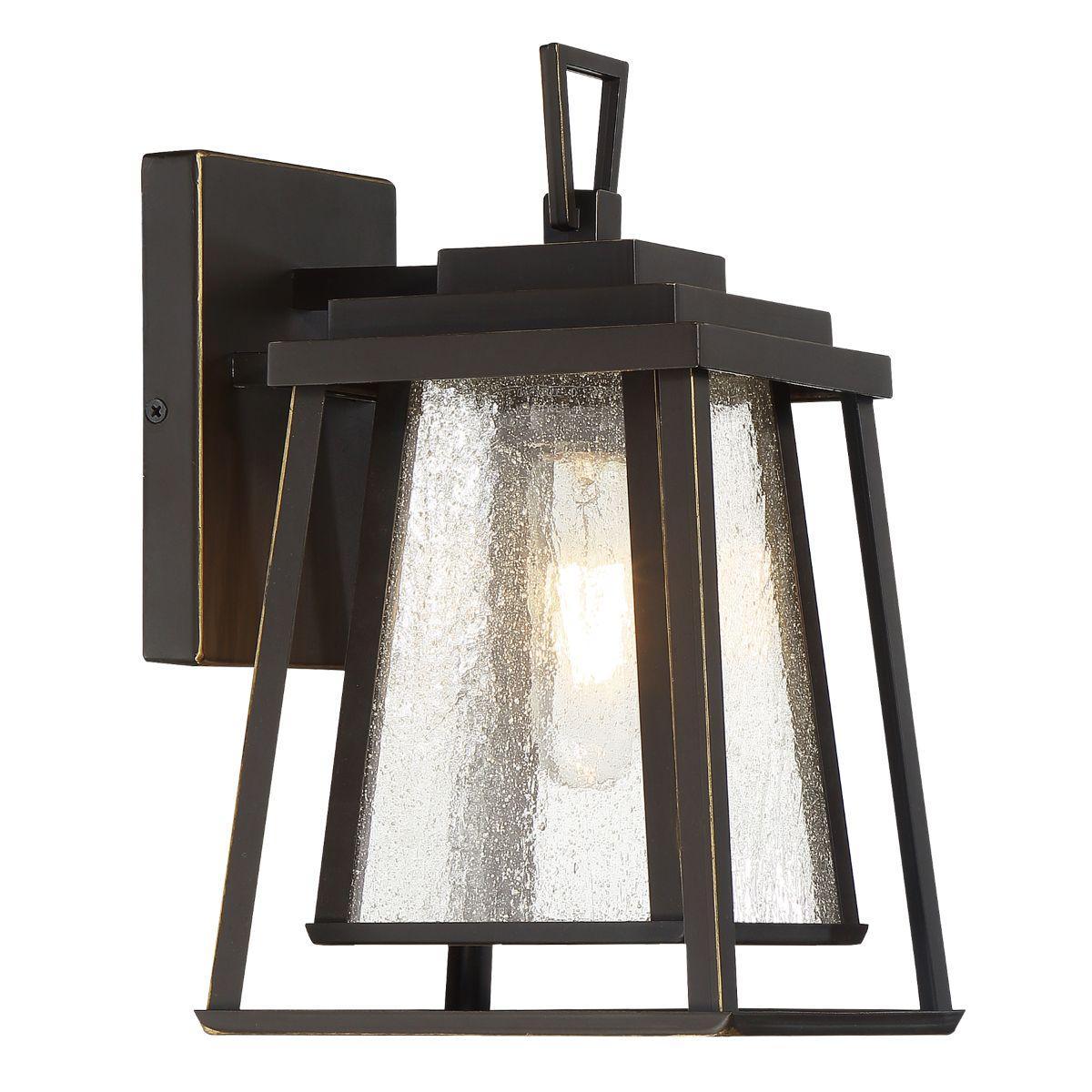 Sleepy Hollow 12 in. Outdoor Wall Lantern Bronze Finish - Bees Lighting