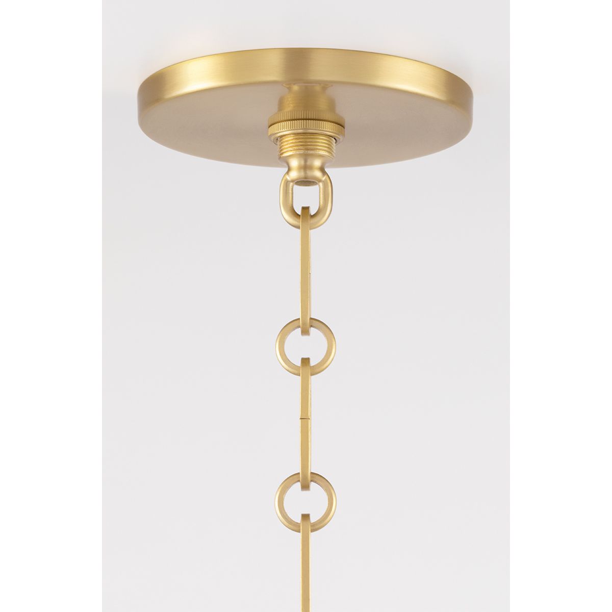 Eldridge 16 in. Cone Pendant Light Brass Finish - Bees Lighting