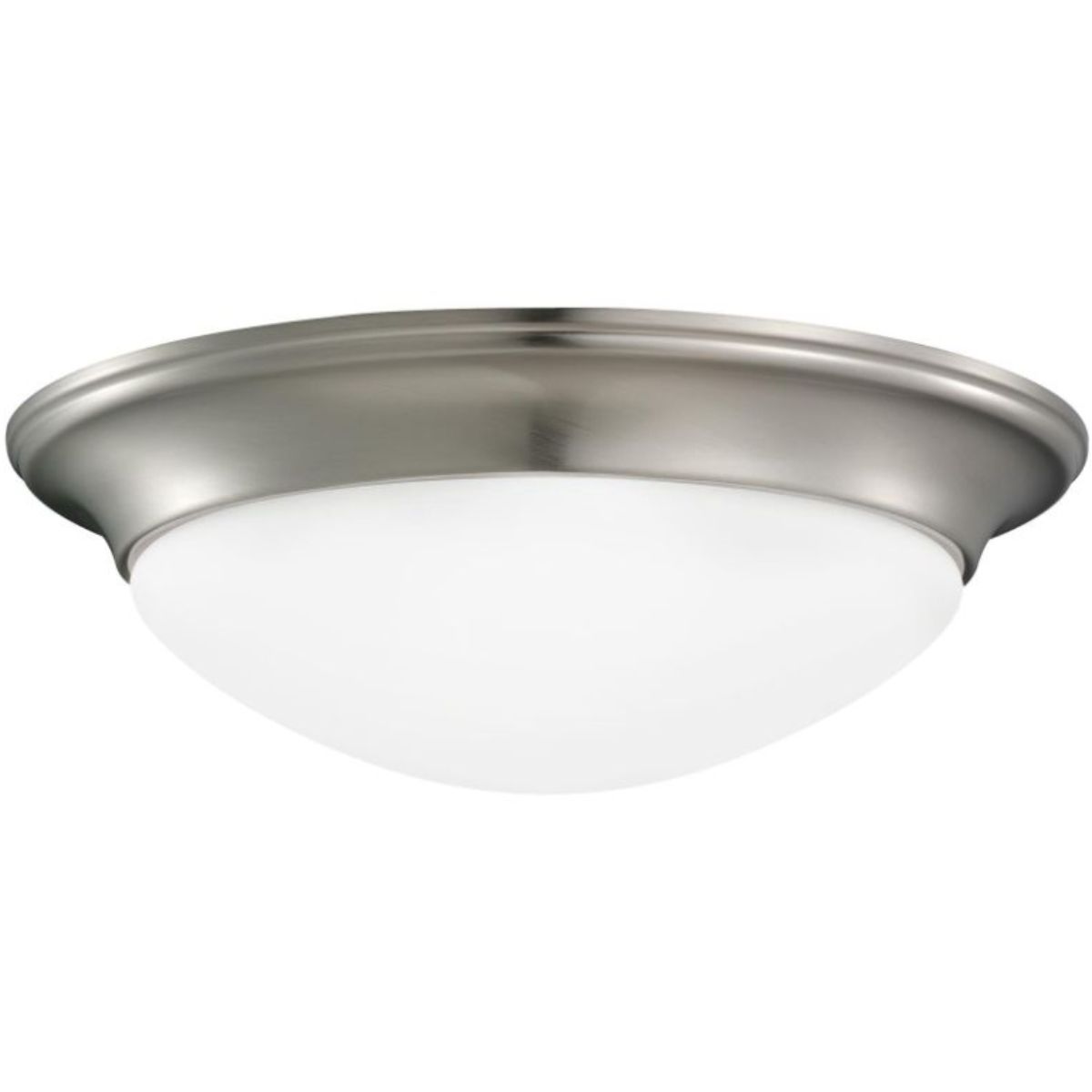 Nash 14 in 2 Lights Flush Mount Light Brushed Nickel finish