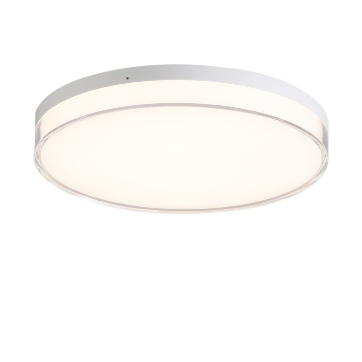 11 In. LED Flush Mount Light White Finish