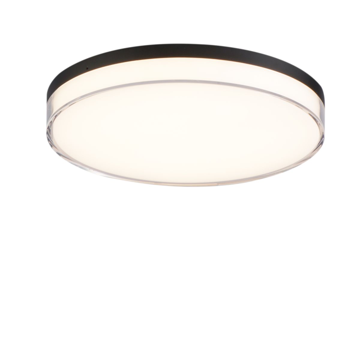 11 In. LED Flush Mount Light Black Finish