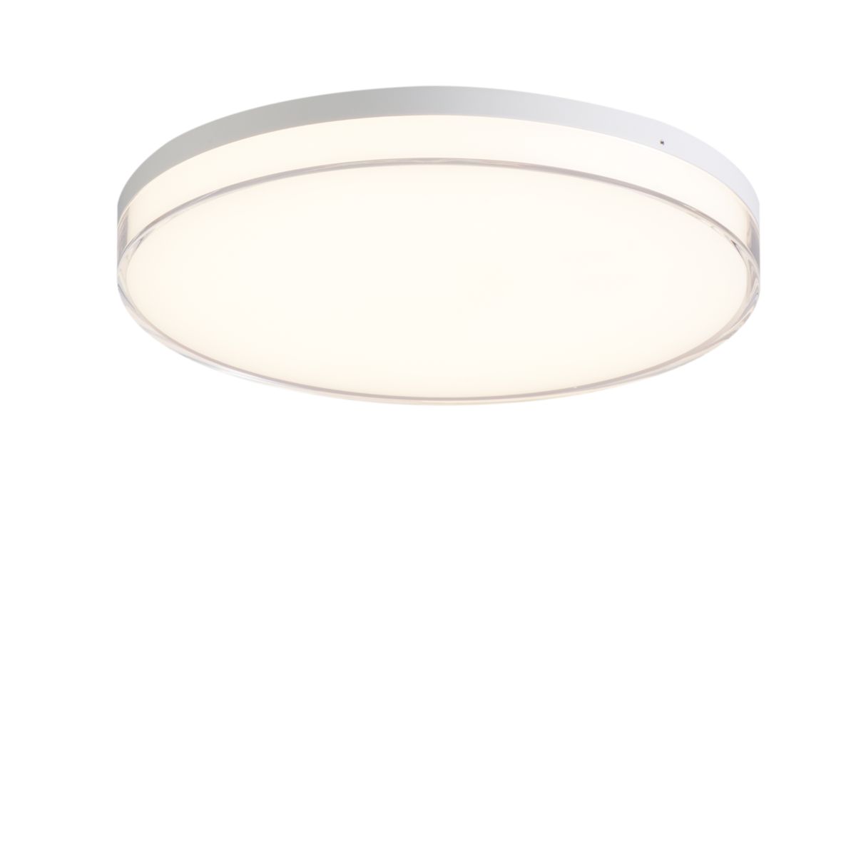 13 In. LED Flush Mount Light White Finish