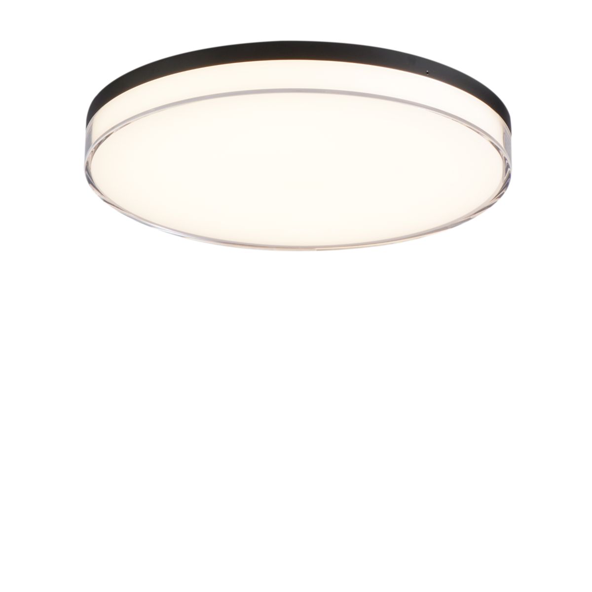 13 In. LED Flush Mount Light Black Finish