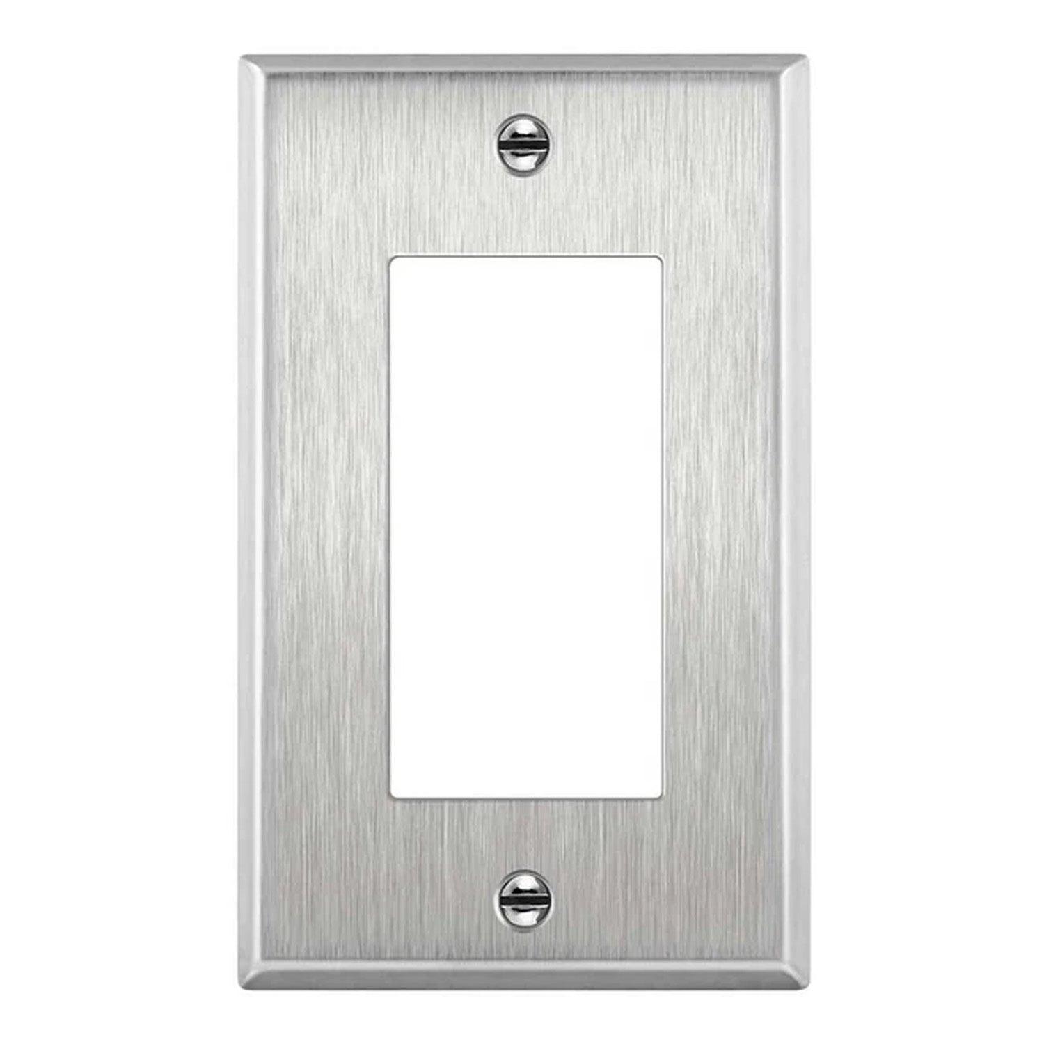 1-Gang Stainless Steel Decorator Wall Plate - Bees Lighting