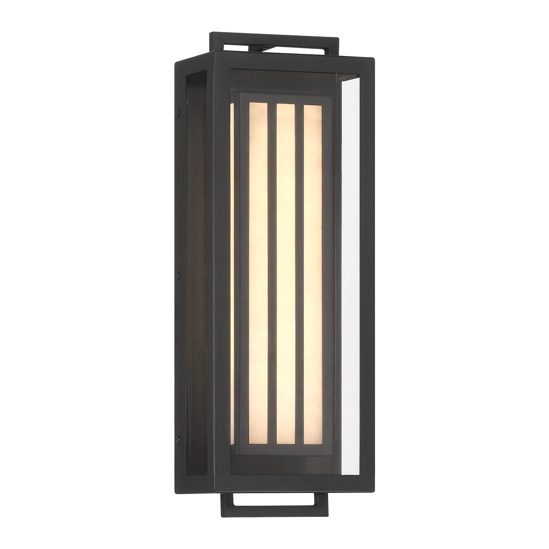 Eastly 16" 1 Light LED Outdoor Wall Sconce Black Finish - Bees Lighting