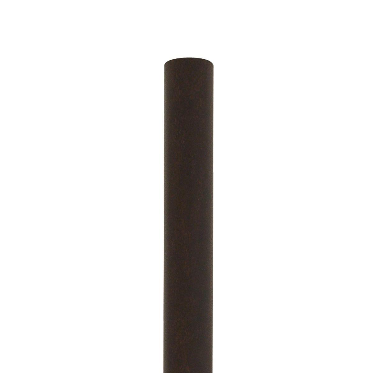 8 ft Light Post, Direct Burial, 3 in Round Aluminum Shaft, Bronze Finish - Bees Lighting