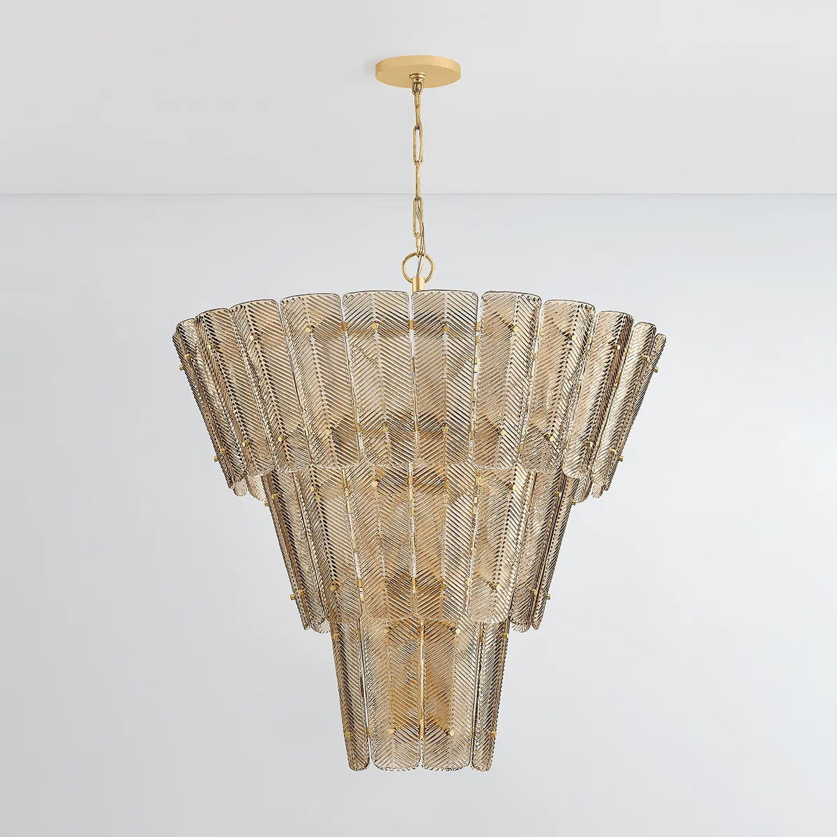 Cassian 46" 18 Lights Chandelier Vintage Gold Finish