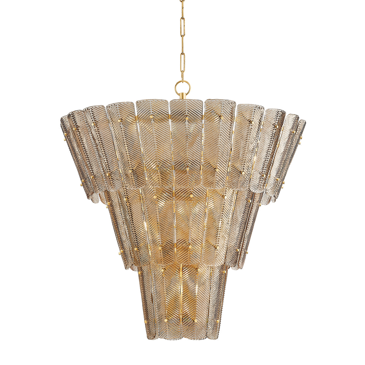 Cassian 46" 18 Lights Chandelier Vintage Gold Finish