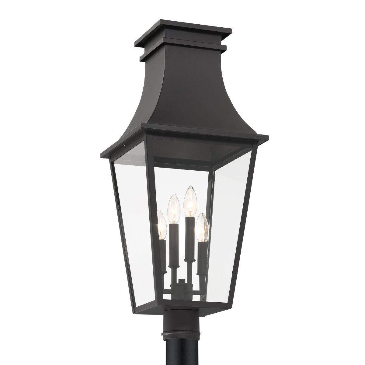 Gloucester 28 In. 4 Lights Lantern Head Black Finish - Bees Lighting