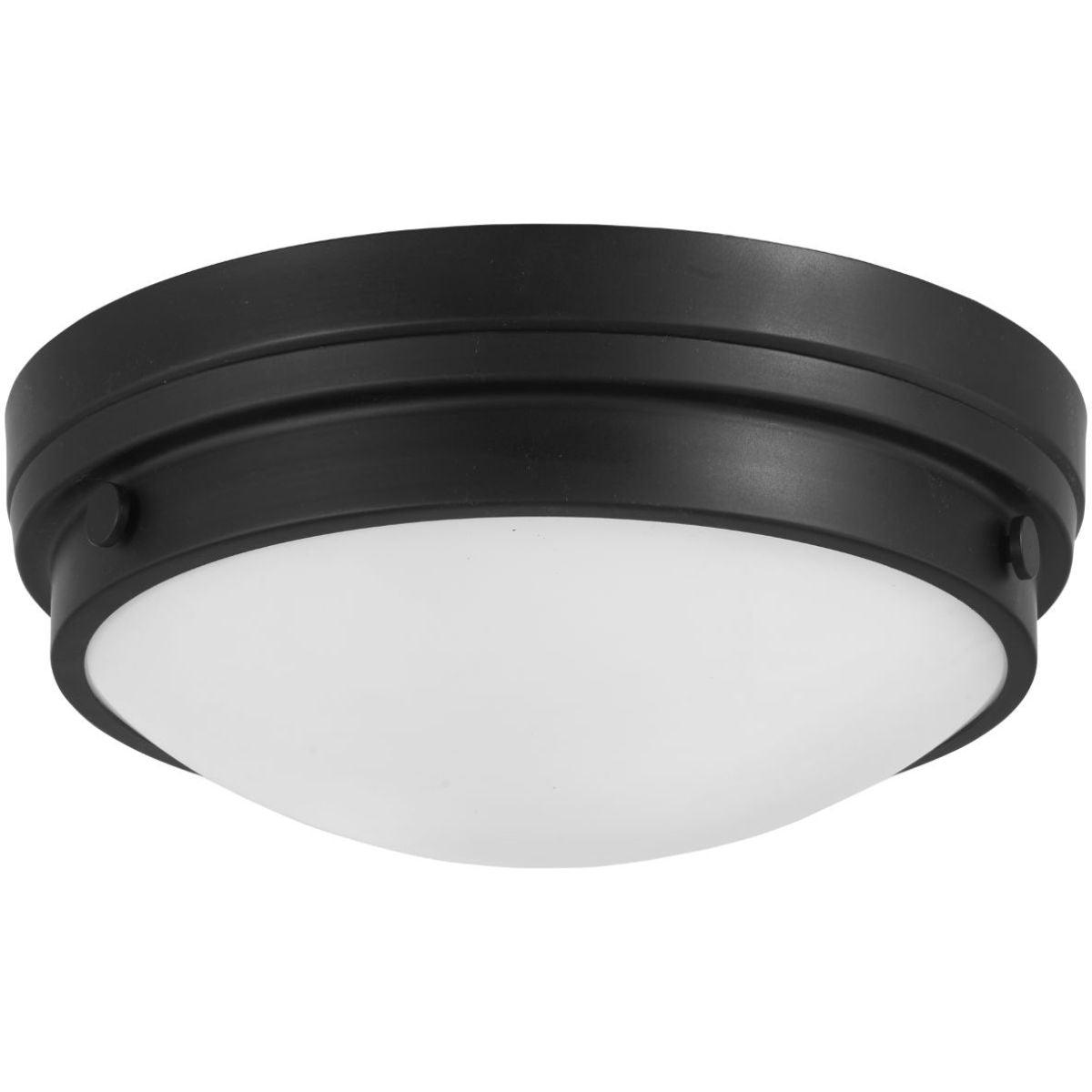 13 in. 2 Lights Flush Mount Light Black finish - Bees Lighting