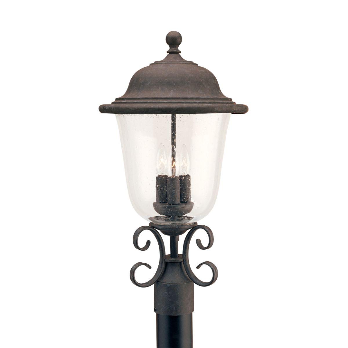 Trafalgar 23" 3 lights lantern head bronze finish - Bees Lighting